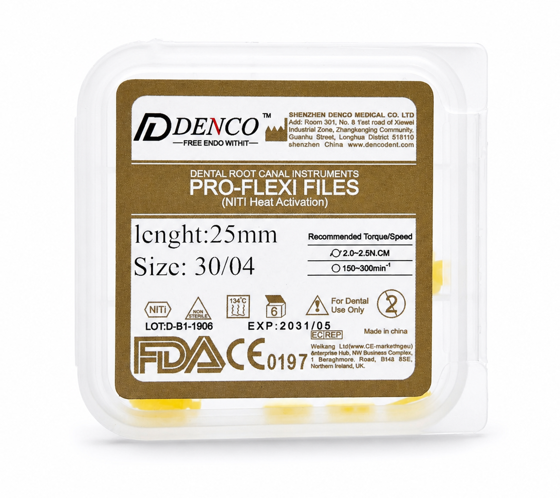 فایل روتاری درصدی دنکو مدل Pro-Flexi سایز 30 [ تیپر 4% ]